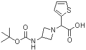 CAS 登录号：885275-99-0， [3-({[(2-甲基-2-丙基)氧基]羰基}氨基)-1-氮杂环丁基](2-噻吩基)乙酸