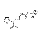 CAS#: 885276-12-0, 2-Furyl[3-({[(2-methyl-2-propanyl)oxy]carbonyl}amino)-1-azetidinyl]acetic acid