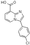 CAS#: 885276-32-4, 3-(4-Chlorophenyl)imidazo[1,2-a]pyridine-8-carboxylic acid