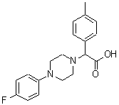 CAS#: 885276-67-5, [4-(4-Fluorophenyl)-1-piperazinyl](4-methylphenyl)acetic acid