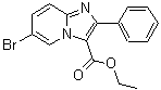 CAS 登录号：885276-79-9， 6-溴-2-苯基咪唑并[1,2-a]吡啶-3-羧酸乙酯