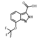 CAS#: 885277-92-9, 7-(Trifluoromethoxy)-2H-indazole-3-carboxylic acid