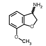 CAS#: 885278-21-7, 7-Methoxy-2,3-dihydro-1-benzofuran-3-amine