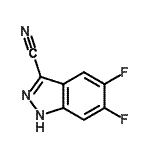 CAS#: 885278-36-4, 5,6-difluoro-1H-indazole-3-carbonitrile