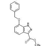 CAS 登录号：885278-65-9， 甲基7-(苄氧基)-1H-吲唑-3-羧酸酯