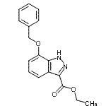 CAS 登录号：885278-92-2， 乙基7-(苄氧基)-1H-吲唑-3-羧酸酯