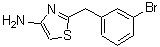 CAS 登录号：885279-46-9， 2-(3-溴苄基)-1,3-噻唑-4-胺