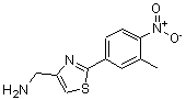 CAS 登录号：885280-61-5， 1-[2-(3-甲基-4-硝基苯基)-1,3-噻唑-4-基]甲胺
