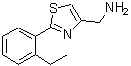 CAS 登录号：885280-84-2， 1-[2-(2-乙基苯基)-1,3-噻唑-4-基]甲胺