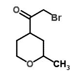 CAS 登录号：88572-24-1， 2-溴-1-(2-甲基四氢-2H-吡喃-4-基)乙酮