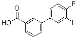 CAS#: 885963-39-3, 3',4'-Difluoro-3-biphenylcarboxylic acid