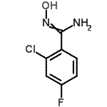 CAS#: 885963-71-3, 2-Chloro-4-fluoro-N'-hydroxybenzenecarboximidamide