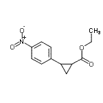 CAS 登录号：88612-90-2， 乙基2-(4-硝基苯基)环丙烷羧酸酯