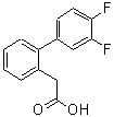CAS#: 886363-33-3, (3',4'-Difluoro-2-biphenylyl)acetic acid