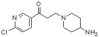 CAS 登录号:886363-81-1, 3-(4-氨基-1-哌啶基)-1-(6-氯-3-吡啶基)-1-丙酮