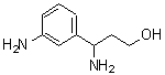 CAS 登录号：886364-14-3， 3-氨基-3-(3-氨基苯基)-1-丙醇