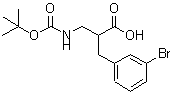 CAS 登录号：886364-87-0， 2-(3-溴苄基)-3-({[(2-甲基-2-丙基)氧基]羰基}氨基)丙酸