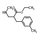 CAS 登录号：886366-15-0， 乙基3-(甲基氨基)-2-(3-甲基苄基)丙酸酯