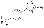 CAS#: 886367-52-8, 2-Bromo-4-[4-(trifluoromethyl)phenyl]-1,3-thiazole