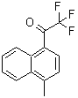 CAS 登录号：886370-33-8， 2,2,2-三氟-1-(4-甲基-1-萘基)乙酮