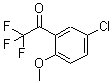 CAS 登录号：886371-34-2， 1-(5-氯-2-甲氧基苯基)-2,2,2-三氟乙酮