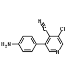 CAS 登录号：886457-32-5， 3-(4-氨基苯基)-5-氯异烟腈