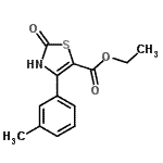 CAS#: 886497-34-3, Ethyl 4-(3-methylphenyl)-2-oxo-2,3-dihydro-1,3-thiazole-5-carboxylate
