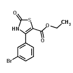 CAS#: 886497-49-0, Ethyl 4-(3-bromophenyl)-2-oxo-2,3-dihydro-1,3-thiazole-5-carboxylate