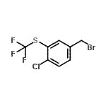 CAS#: 886503-38-4, 4-(Bromomethyl)-1-chloro-2-[(trifluoromethyl)sulfanyl]benzene