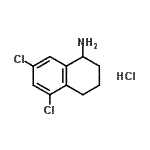 CAS#: 886762-74-9, 5,7-Dichloro-1,2,3,4-tetrahydro-1-naphthalenamine hydrochloride (1:1)