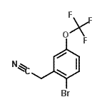 CAS#: 886763-17-3, [2-Bromo-5-(trifluoromethoxy)phenyl]acetonitrile
