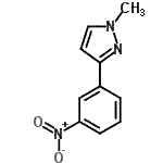 CAS 登录号：886851-64-5， 1-甲基-3-(3-硝基苯基)-1H-吡唑