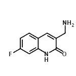 CAS 登录号：887405-62-1， 3-(氨基甲基)-7-氟-2(1H)-喹啉酮