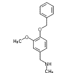 CAS#: 88741-49-5, 1-[4-(Benzyloxy)-3-methoxyphenyl]-N-methylmethanamine