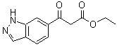 CAS 登录号：887411-57-6， 3-(1H-吲唑-6-基)-3-氧代丙酸乙酯