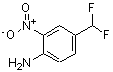 CAS 登录号：887412-09-1， 4-(二氟甲基)-2-硝基苯胺