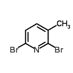 CAS#: 887571-15-5, 2,6-Dibromo-3-methylpyridine