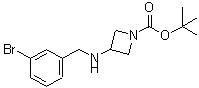 CAS 登录号：887579-66-0， 3-[(3-溴苄基)氨基]-1-吖丁啶羧酸叔丁酯