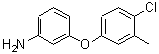 CAS 登录号：887580-51-0， 3-(4-氯-3-甲基苯氧基)苯胺
