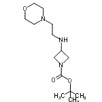 CAS#: 887580-96-3, 2-Methyl-2-propanyl 3-{[2-(4-morpholinyl)ethyl]amino}-1-azetidinecarboxylate