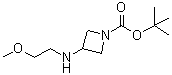 CAS#: 887581-27-3, 2-Methyl-2-propanyl 3-[(2-methoxyethyl)amino]-1-azetidinecarboxylate