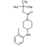 CAS 登录号：887583-57-5， 2-甲基-2-丙基4-[(2-氟苯基)氨基]-1-哌啶羧酸酯