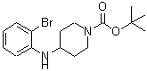 CAS 登录号：887583-70-2， 4-[(2-溴苯基)氨基]-1-哌啶羧酸叔丁酯