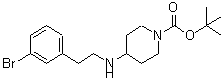 CAS 登录号：887583-95-1， 4-{[2-(3-溴苯基)乙基]氨基}-1-哌啶羧酸叔丁酯