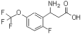 CAS#: 887583-98-4, 3-Amino-3-[2-fluoro-5-(trifluoromethoxy)phenyl]propanoic acid