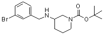 CAS#: 887584-36-3, 2-Methyl-2-propanyl 3-[(3-bromobenzyl)amino]-1-piperidinecarboxylate