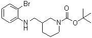 CAS#: 887586-95-0, 2-Methyl-2-propanyl 3-{[(2-bromophenyl)amino]methyl}-1-piperidinecarboxylate
