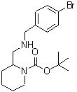 CAS 登录号：887587-84-0， 2-{[(4-溴苄基)氨基]甲基}-1-哌啶羧酸叔丁酯