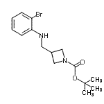 CAS#: 887589-67-5, 2-Methyl-2-propanyl 3-{[(2-bromophenyl)amino]methyl}-1-azetidinecarboxylate
