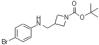 CAS#: 887589-74-4, 2-Methyl-2-propanyl 3-{[(4-bromophenyl)amino]methyl}-1-azetidinecarboxylate